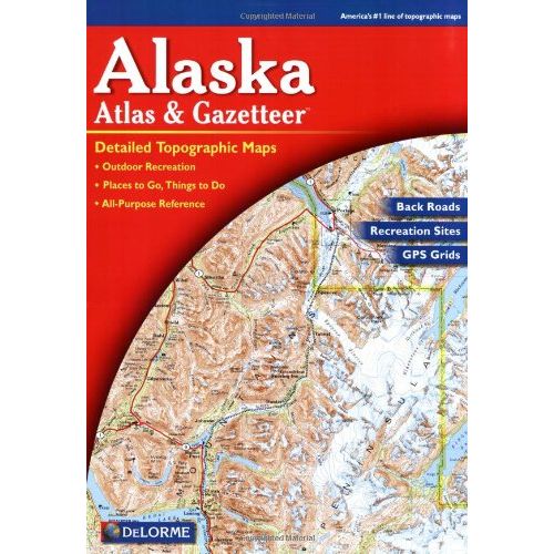가민 Garmin Delorme Atlas & Gazetteer Paper Maps- Alaska, AA-000004-000