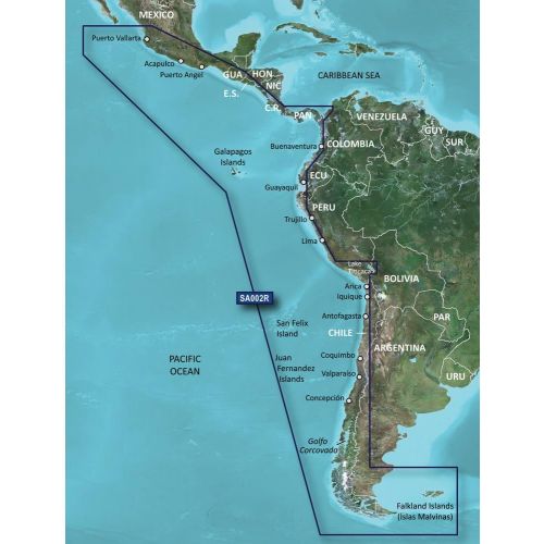 가민 Garmin BlueChart g2 - HXSA002R - South America West Coast - microSD/SD (41208)