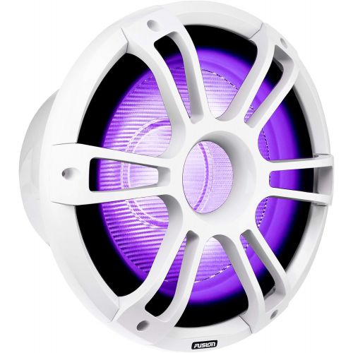 가민 Fusion Signature Series 3, SG-SL122SPW Sports White 12 Marine Subwoofer, a Garmin Brand