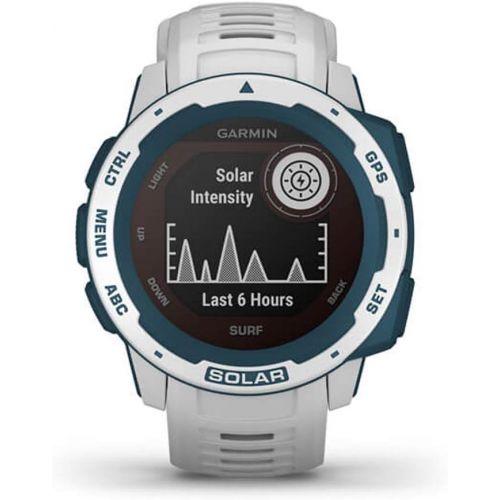 가민 Garmin Instinct Solar GPS Smartwatch Surf Edition with Screen Protector 2-Pack (010-02293-18)