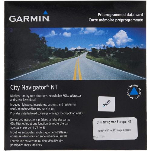 가민 Garmin City Navigator 2016 Germany/Austria/Switzerland/Liechtenstein/Northern Italy/Eastern France Map microSD Card