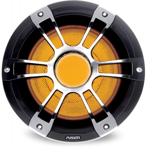 가민 Fusion Signature Series 3, SG-SL102SPC Sports Chrome 10-inch Marine Subwoofer, with CRGBW LED Lighting, a Garmin Brand