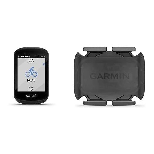 가민 Garmin GPS Navigator, 20h Battery 2.6-Inch Color TFT Buttons Black & Garmin Bike Sensor, Black