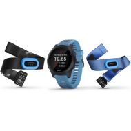 Garmin Forerunner 945 Bundle, Premium GPS Running/Triathlon Smartwatch with Music, Blue & Forerunner 945 Replacement Band - Black