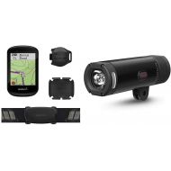 Garmin Edge 830 Sensor Bundle, Performance Touchscreen GPS Cycling/Bike Computer with Mapping & Varia UT 800 Smart Headlight Urban Edition with Dual Out-Front Mount