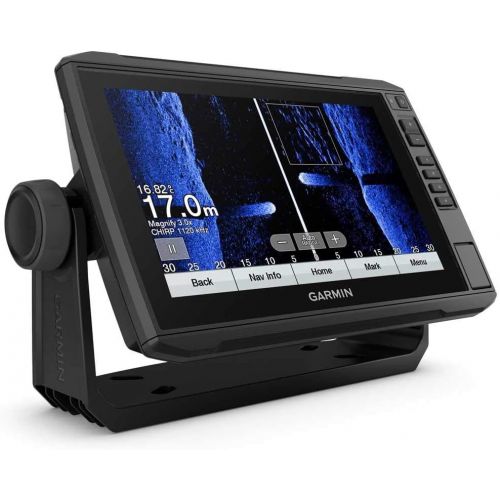 가민 Garmin ECHOMAP UHD 92SV, 9 Keyed-Assist Touchscreen Chartplotter with Worldwide Basemap