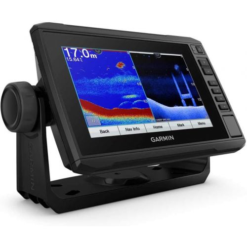 가민 Garmin ECHOMAP UHD 72Cv, 7 Keyed-Assist Touchscreen Chartplotter with Worldwide Basemap