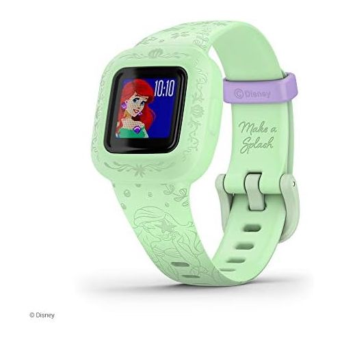 가민 Garmin vivofit jr. 3, Fitness Tracker for Kids, Swim-Friendly, Up To 1-year Battery Life, Disney The Little Mermaid