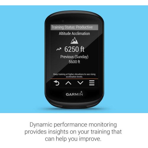 가민 Garmin Edge 830 Mountain Bike Bundle, Performance Touchscreen GPS Cycling/Bike Computer with Mapping, Dynamic Performance Monitoring and Popularity Routing, Includes Speed Sensor &