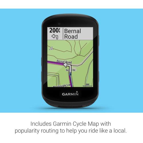 가민 Garmin Edge 530 Mountain Bike Bundle, Performance GPS Cycling/Bike Computer with Mapping, Dynamic Performance Monitoring and Popularity Routing, Includes Speed Sensor and Mountain