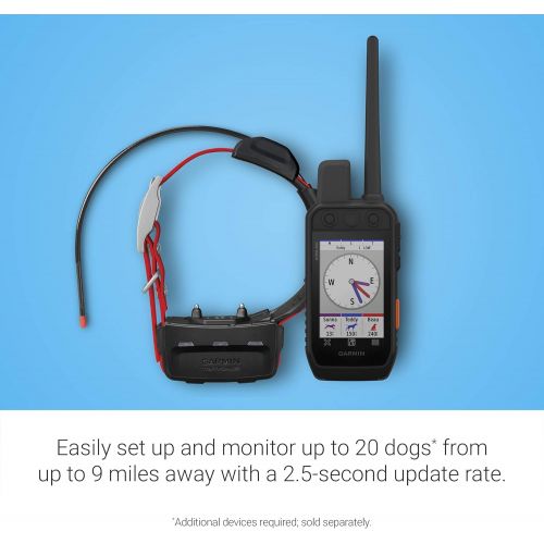 가민 Garmin Alpha 200i/TT 15 Dog Tracking and Training Bundle, Handheld and Collar, Utilizes inReach Technology, Sunlight-readable 3.6 Touchscreen (010-02230-00) , Black