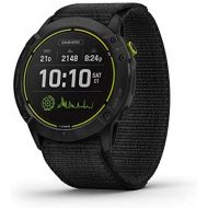 Garmin Enduro, Ultraperformance Multisport GPS Watch with Solar Charging Capabilities, Battery Life Up to 80 Hours in GPS Mode, Carbon Gray DLC Titanium with Black UltraFit Nylon B