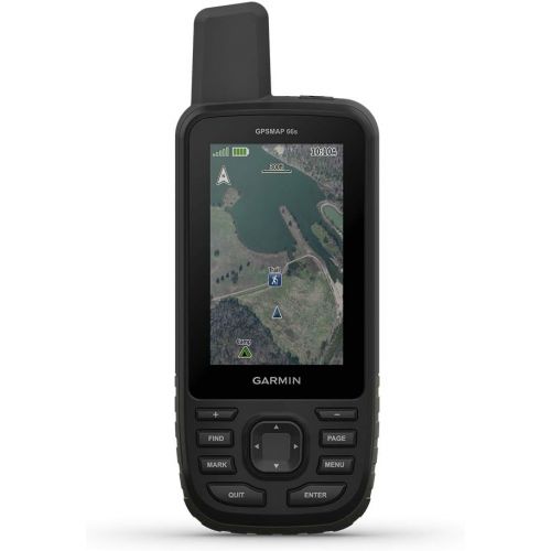 가민 Garmin GPSMAP 66s, Rugged Multisatellite Handheld with Sensors, 3 Color Display