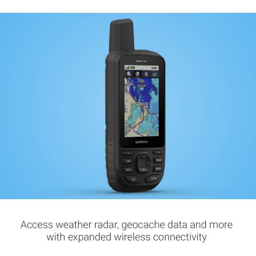 가민 Garmin GPSMAP 66s, Rugged Multisatellite Handheld with Sensors, 3 Color Display