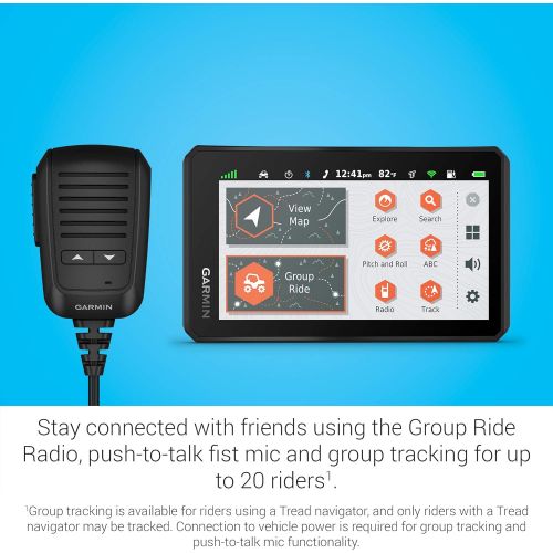 가민 Garmin Tread Powersport Off-Road Navigator with Group Ride Radio, Group Tracking and Voice Communication, 5.5 Display, 010-02406-00