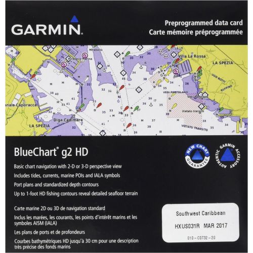 가민 Garmin BlueChart g2 Southwest Caribbean - microSD/SD card