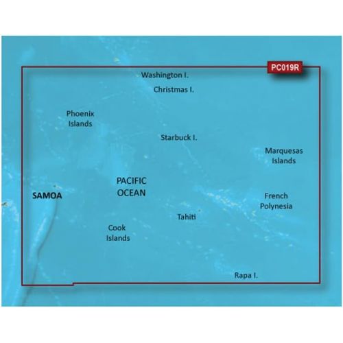 가민 Garmin Bluechart G2 - HXPC019R - Polynesia - MicroSD & SD