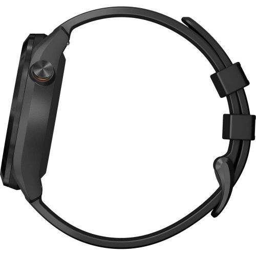 가민 Garmin Approach S40 Golf Watch (Black Stainless Steel/Black Band) - 010-02140-01 with Approach S60 Screen Protector 2pack