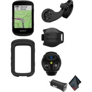 Garmin Edge 530 GPS Cycling/Bike Computer Mountain Bike Bundle with Universal USB 2- Port Car Charger and More