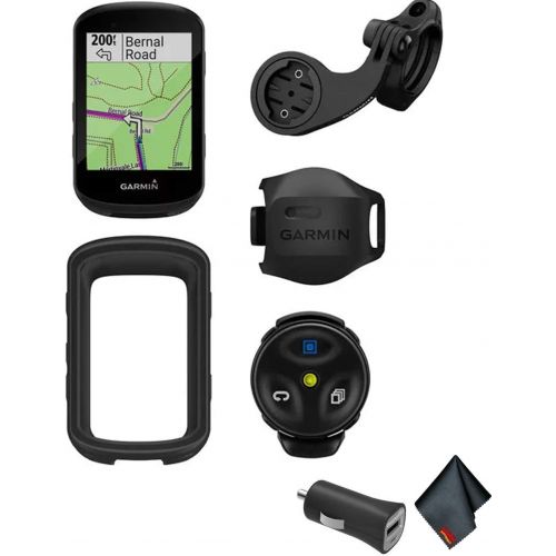 가민 Garmin Edge 530 GPS Cycling/Bike Computer Mountain Bike Bundle with Universal USB 2- Port Car Charger and More