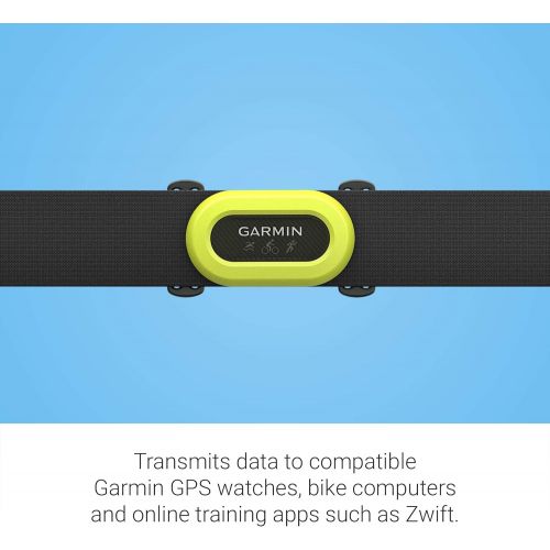 가민 Garmin HRM-Pro, Premium Heart Rate Monitor Chest Strap, Real-Time Heart Rate Data and Running Dynamics, Black