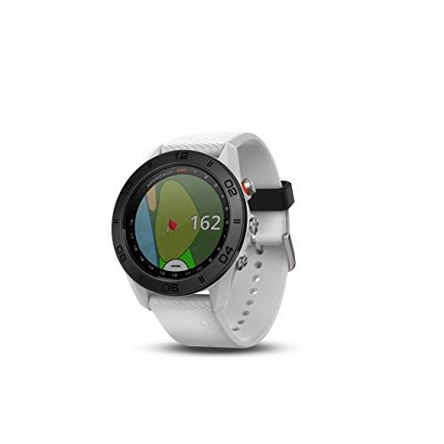 가민 Garmin Approach S60, Premium GPS Golf Watch with Touchscreen Display and Full Color CourseView Mapping, White