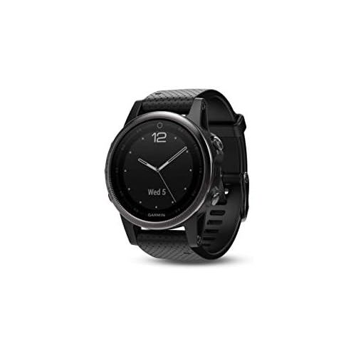 가민 Garmin fnix 5s, Premium and Rugged Smaller-Sized Multisport GPS Smartwatch, Silver/Black