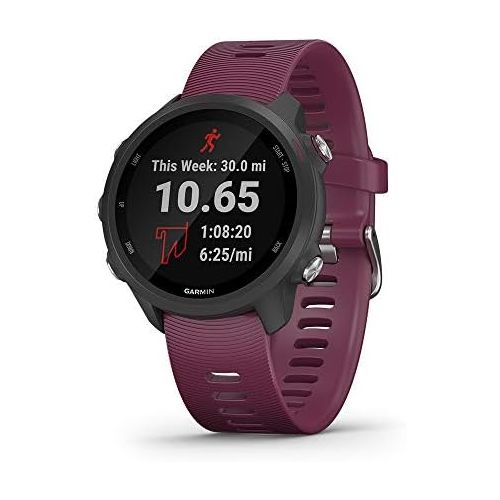 가민 Garmin Forerunner 245, GPS Running Smartwatch with Advanced Dynamics, Berry
