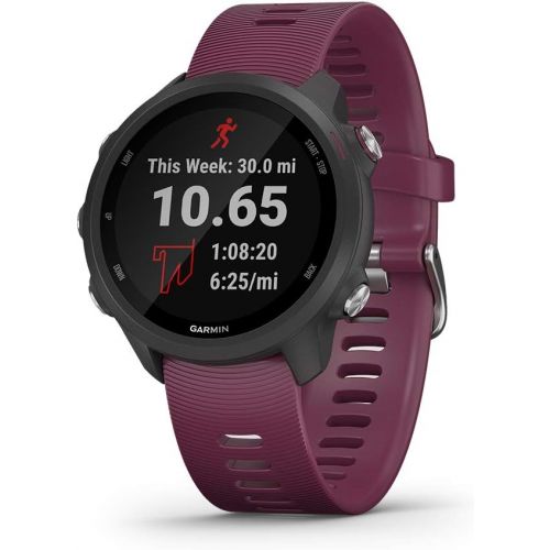 가민 Garmin Forerunner 245, GPS Running Smartwatch with Advanced Dynamics, Berry