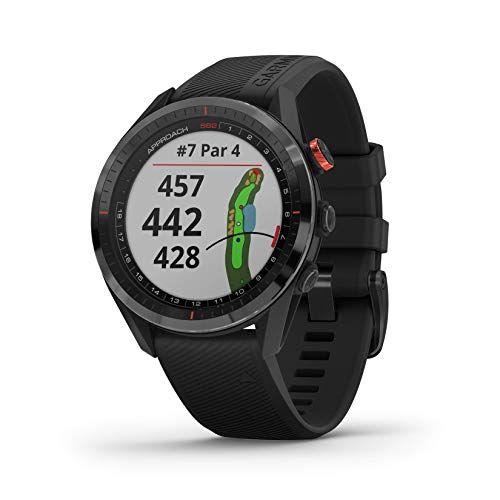 가민 Garmin Approach S62, Premium Golf GPS Watch, Built-in Virtual Caddie, Mapping and Full Color Screen, Black (010-02200-00)