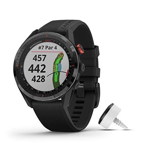 가민 Garmin Approach S62 Bundle, Premium Golf GPS Watch with 3 CT10 Club Tracking Sensors, Built-in Virtual Caddie, Mapping and Full Color Screen, Black