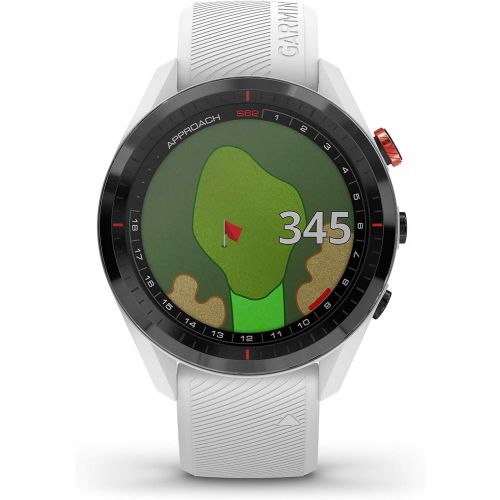 가민 Garmin Approach S62, Premium Golf GPS Watch, Built-in Virtual Caddie, Mapping and Full Color Screen, White