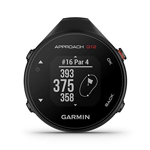 가민 Garmin Approach G12, Clip-on Golf GPS Rangefinder, 42k+ Preloaded Courses, 010-02555-00