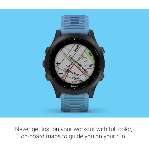 가민 Garmin Forerunner 945 Bundle, Premium GPS Running/Triathlon Smartwatch with Music, Blue