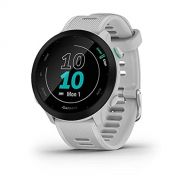 Garmin Forerunner 55, GPS Running Watch with Daily Suggested Workouts, Up to 2 weeks of Battery Life, White