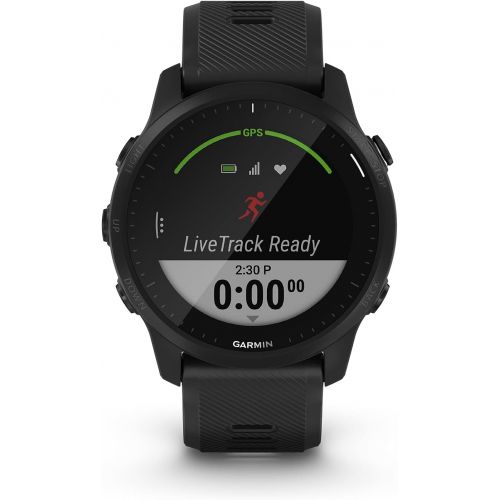 가민 Garmin Forerunner 945 LTE, Premium GPS Running/Triathlon Smartwatch with LTE Connectivity, Black