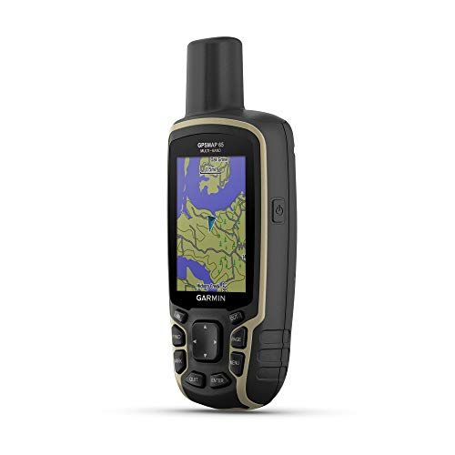 가민 Garmin GPSMAP 65, Button-Operated Handheld with Expanded Satellite Support and Multi-Band Technology, 2.6 Color Display, 010-02451-00