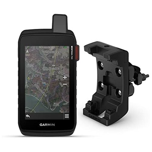 가민 Garmin Montana 700i Rugged GPS Touchscreen Navigator with inReach Technology and North America Maps (010-02347-10) with Garmin Bicycle Handlebar Mount Bundle