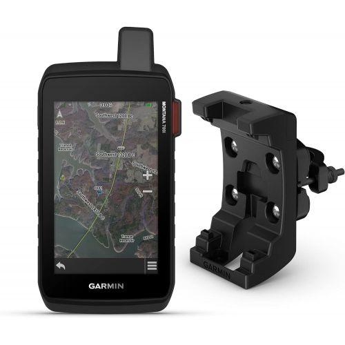 가민 Garmin Montana 700i Rugged GPS Touchscreen Navigator with inReach Technology and North America Maps (010-02347-10) with Garmin Bicycle Handlebar Mount Bundle