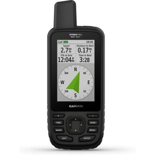 가민 Garmin 010-02431-00 GPSMAP 66sr Handheld Navigator 3 inch Color Display Bundle with 1 Year Extended Protection Plan