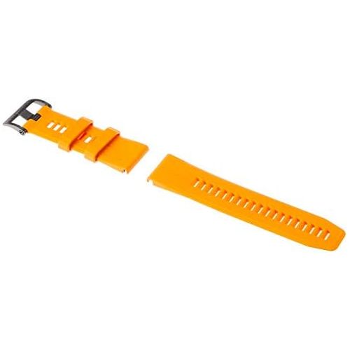 가민 Garmin 010-12741-03 Quickfit 26 Watch Band - Solar Flare Orange Silicone - Accessory Band for Fenix 5X Plus/Fenix 5X