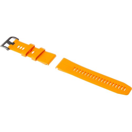 가민 Garmin 010-12741-03 Quickfit 26 Watch Band - Solar Flare Orange Silicone - Accessory Band for Fenix 5X Plus/Fenix 5X