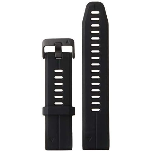 가민 Garmin 010-12739-00 Quickfit 20 Watch Band - black Silicone - Accessory Band for D2 Delta S, Fenix 5S Plus and Fenix 5S