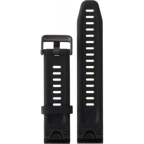 가민 Garmin 010-12739-00 Quickfit 20 Watch Band - black Silicone - Accessory Band for D2 Delta S, Fenix 5S Plus and Fenix 5S