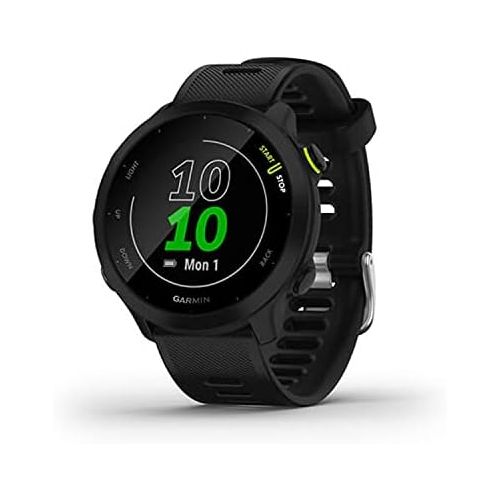 가민 Garmin Forerunner 55, GPS Running Watch with Daily Suggested Workouts, Up to 2 weeks of Battery Life, Black