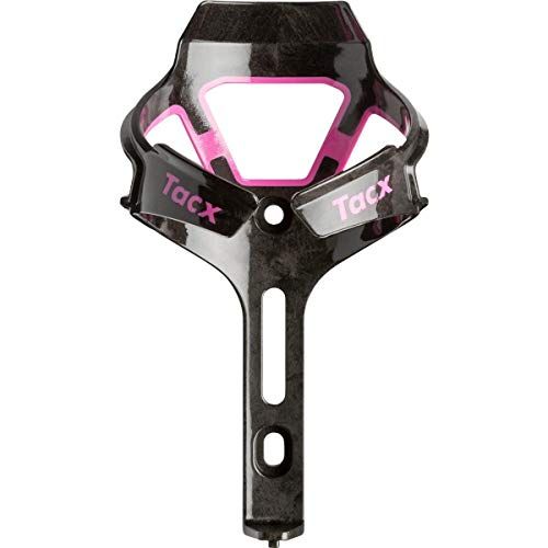 가민 Garmin TacX Circo Bottle Cages, Simple and Slim Shape to Fit Every Bike, Lightweight Carbon Shell and Durable Glass Fiber Core, Pink, one Size