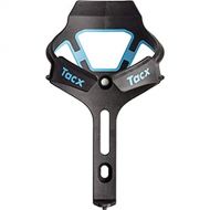 Garmin TacX Circo Bottle Cages, Simple and Slim Shape to Fit Every Bike, Lightweight Carbon Shell and Durable Glass Fiber Core, Matte Black/Light Blue, one Size (T-6500.25)