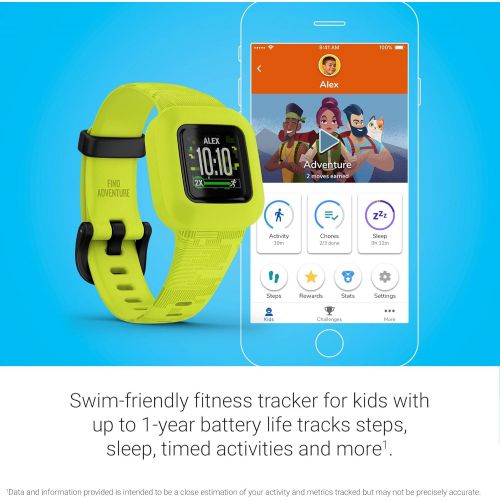 가민 [아마존베스트]Garmin vivofit jr. 3, Fitness Tracker for Kids, Includes Interactive App Experience, Swim-Friendly, Up To 1-year Battery Life, Digi Camo