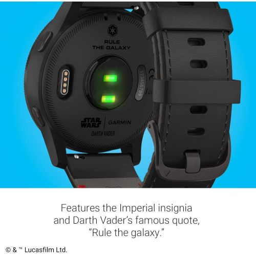 가민 [아마존베스트]Garmin Legacy Saga Series, Star Wars Darth Vader Inspired Premium Smartwatch, Includes a Darth Vader Inspired App Experience