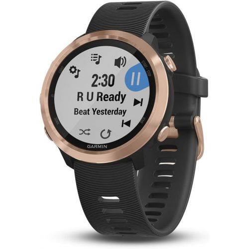가민 [아마존베스트]Garmin Forerunner 645 Music, GPS Running Watch With Garmin Pay Contactless Payments, Wrist-Based Heart Rate And Music, Rose Gold